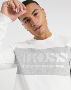 Белый свитшот BOSS Athleisure Salbo 1