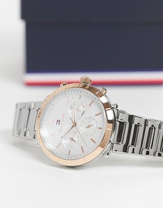 Серебристые женские часы Tommy Hilfiger 1782348-Серебристый