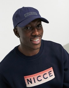 Темно-синяя кепка с переливающимся логотипом Nicce Dock-Темно-синий