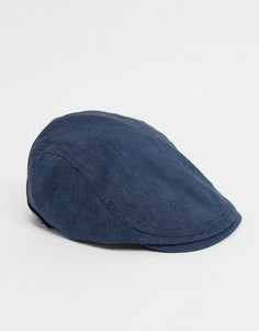 Темно-синяя плоская кепка Ted Baker Plym-Темно-синий
