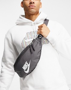 Темно-серая сумка-кошелек на пояс Nike Heritage-Серый