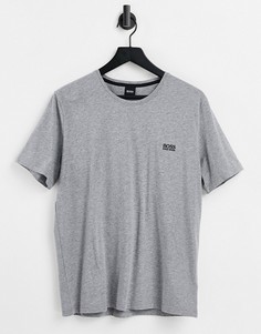 Серая футболка BOSS Bodywear-Серый