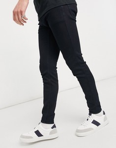 Черные супероблегающие джинсы Hollister-Черный