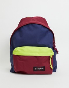 Разноцветный рюкзак в стиле колор-блок Eastpak Padded Pakr-Многоцветный