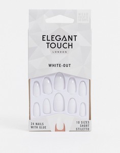 Накладные ногти Elegant Touch White Out-Белый