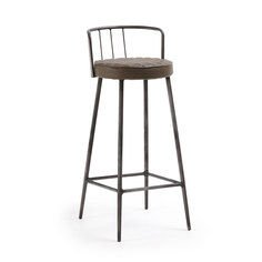 Барный стул tiva (la forma) коричневый 44x92x47 см.