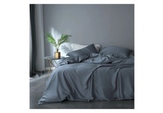 Комплект постельного белья (2-спальный) gently smoke blue (elhomme) синий 43x10x32 см.