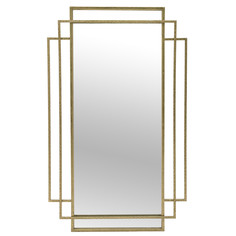 Зеркало настенное louden (to4rooms) золотой 62x100x3 см.