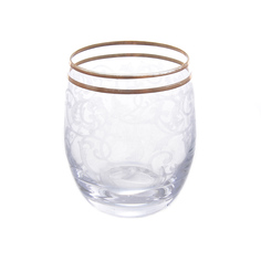 Набор стаканов для воды прозрачные узоры (6 шт) (crystalite bohemia) прозрачный