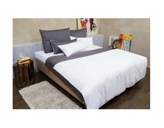 Комплект постельного белья (2-спальный) graphite white (elhomme) серый 43x10x32 см.
