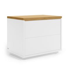 Тумба прикроватная abilen (la forma) белый 44x53x44 см.