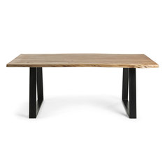 Обеденный стол sono (la forma) коричневый 200x76x95 см.
