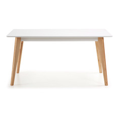 Стол обеденный meety (la forma) белый 160x77x90 см.