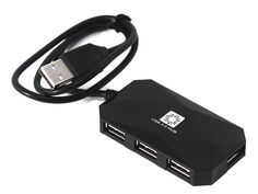 Хаб USB 5bites HB24-207BK