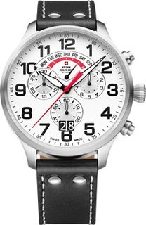 Швейцарские наручные мужские часы Swiss military SM34038.02. Коллекция Oversized Sports