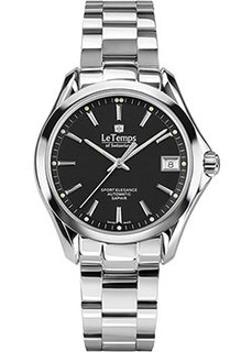 Швейцарские наручные женские часы Le Temps LT1033.02BS01. Коллекция Sport Elegance Automatic