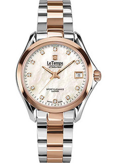 Швейцарские наручные женские часы Le Temps LT1030.48BT02. Коллекция Sport Elegance