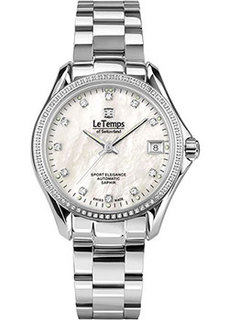 Швейцарские наручные женские часы Le Temps LT1033.15BS01. Коллекция Sport Elegance Automatic