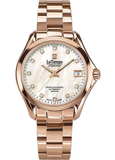 Швейцарские наручные женские часы Le Temps LT1033.58BD02. Коллекция Sport Elegance Automatic