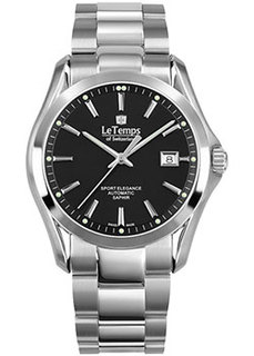 Швейцарские наручные мужские часы Le Temps LT1090.12BS01. Коллекция Sport Elegance Automatic