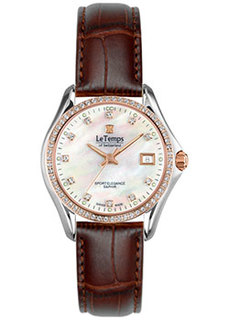 Швейцарские наручные женские часы Le Temps LT1082.45BL52. Коллекция Sport Elegance