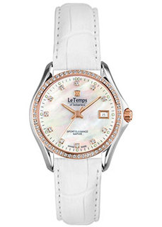 Швейцарские наручные женские часы Le Temps LT1082.45BL54. Коллекция Sport Elegance