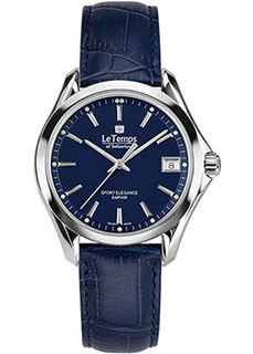 Швейцарские наручные женские часы Le Temps LT1030.03BL03. Коллекция Sport Elegance