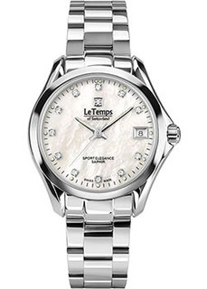 Швейцарские наручные женские часы Le Temps LT1030.05BS01. Коллекция Sport Elegance