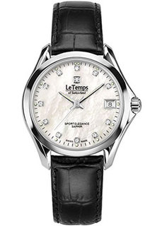 Швейцарские наручные женские часы Le Temps LT1030.05BL01. Коллекция Sport Elegance