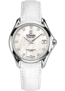 Швейцарские наручные женские часы Le Temps LT1030.05BL04. Коллекция Sport Elegance