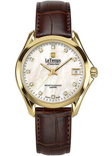 Швейцарские наручные женские часы Le Temps LT1030.88BL62. Коллекция Sport Elegance