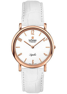 Швейцарские наручные женские часы Le Temps LT1085.51BL54. Коллекция Zafira Slim