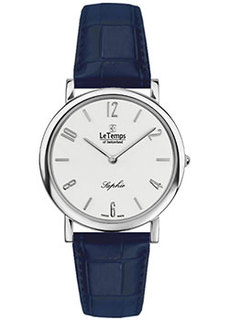 Швейцарские наручные женские часы Le Temps LT1085.01BL03. Коллекция Zafira Slim