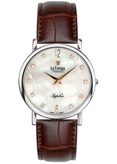 Швейцарские наручные женские часы Le Temps LT1085.45BL02. Коллекция Zafira Slim