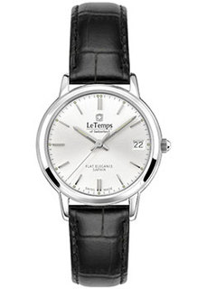 Швейцарские наручные женские часы Le Temps LT1088.06BL01. Коллекция Flat Elegance Lady