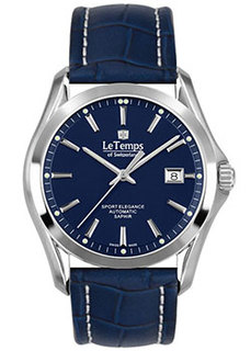 Швейцарские наручные мужские часы Le Temps LT1090.13BL13. Коллекция Sport Elegance Automatic