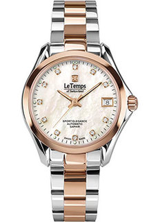 Швейцарские наручные женские часы Le Temps LT1033.48BT02. Коллекция Sport Elegance Automatic