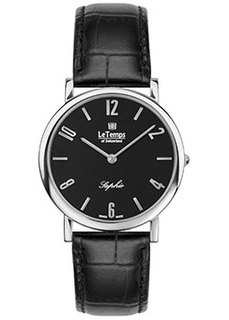 Швейцарские наручные женские часы Le Temps LT1085.02BL01. Коллекция Zafira Slim