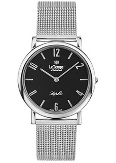 Швейцарские наручные женские часы Le Temps LT1085.02BS01. Коллекция Zafira Slim