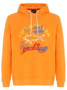 Худи хлопковое с принтом Paul&Shark