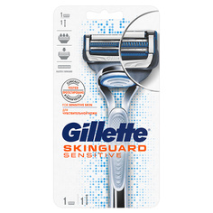 Бритва с 1 сменной кассетой SKINGUARD Sensitive Gillette