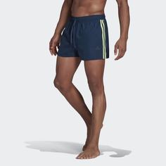 Шорты для плавания Classic 3-Stripes adidas Performance