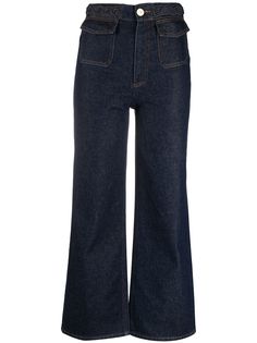 Sandro Paris прямые широкие джинсы
