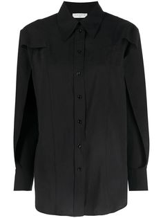 Sandro Paris рубашка с длинными рукавами и вставками