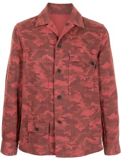 PS Paul Smith двусторонняя куртка-рубашка с камуфляжным принтом