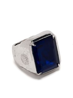 AMBUSH кольцо с квадратным камнем