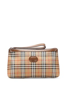 Burberry Pre-Owned клатч в клетку House Check