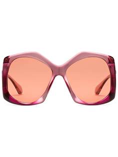 Gucci Eyewear солнцезащитные очки в круглой оправе