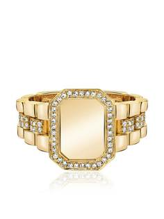 SHAY перстень из желтого золота с бриллиантами