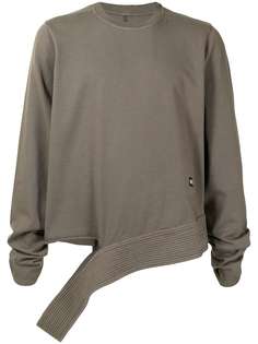 Rick Owens DRKSHDW толстовка с асимметричным подолом